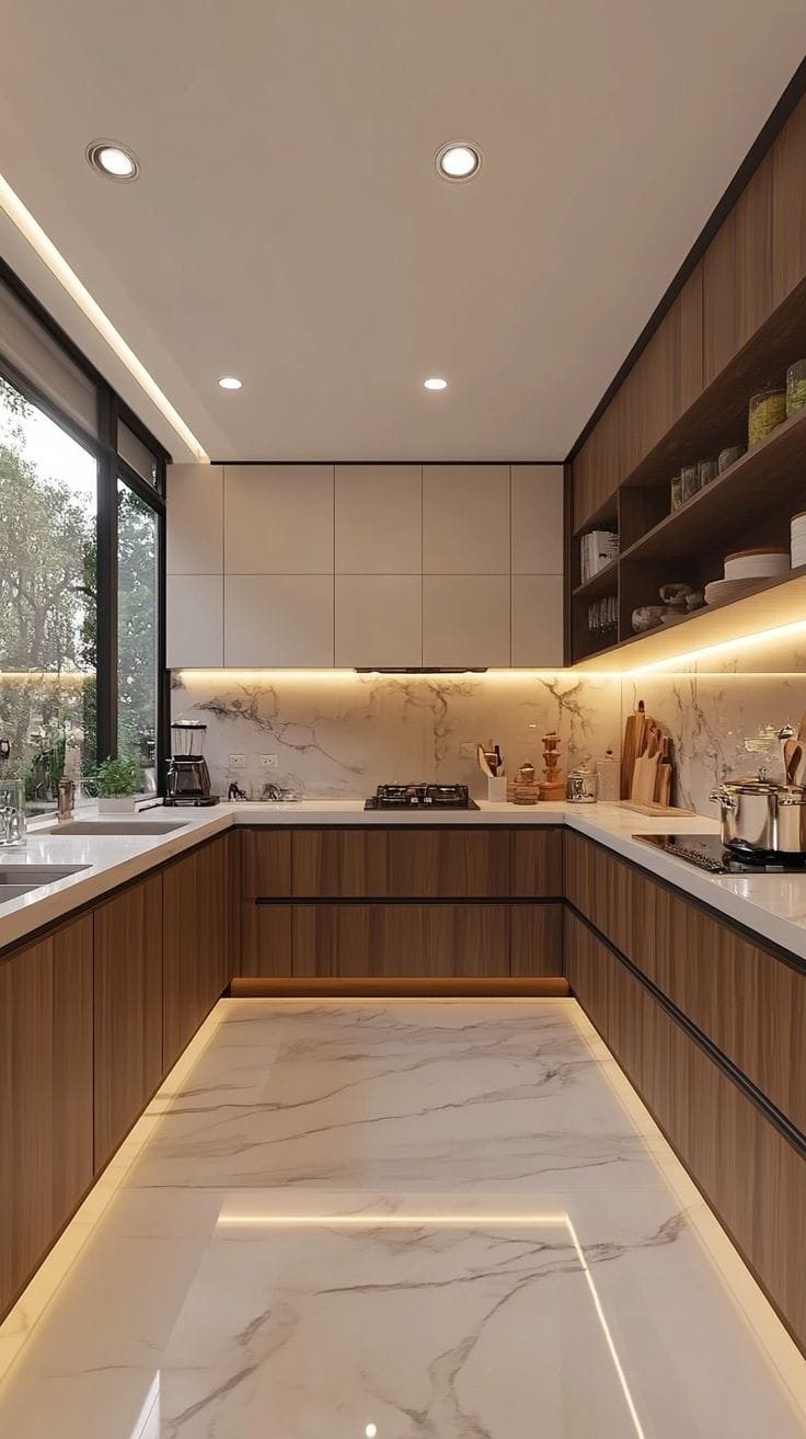 Premium Laminate Kitchen Finish